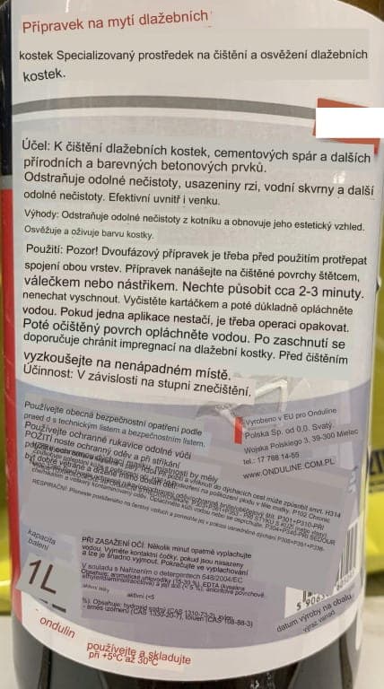 Feda belægningsstensrens 1 l