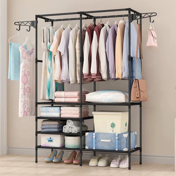 Amelia garderobe med hylder