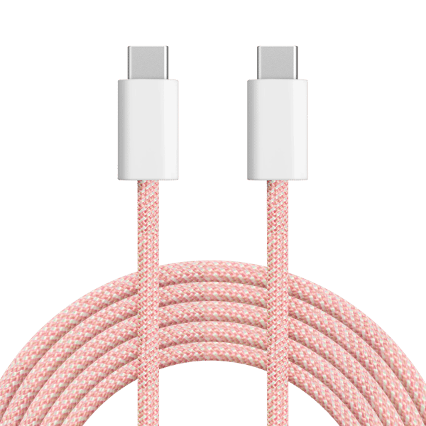 Kaapeli USB-C - USB-C 60 W 1 m vaaleanpunainen Kruger&Matz Basic