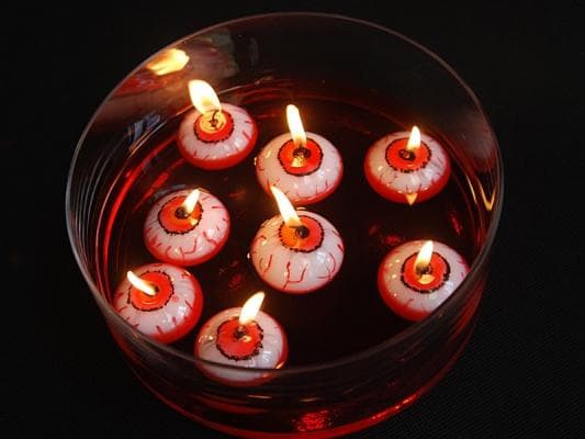Halloween EYE flydende lys 1 stk.