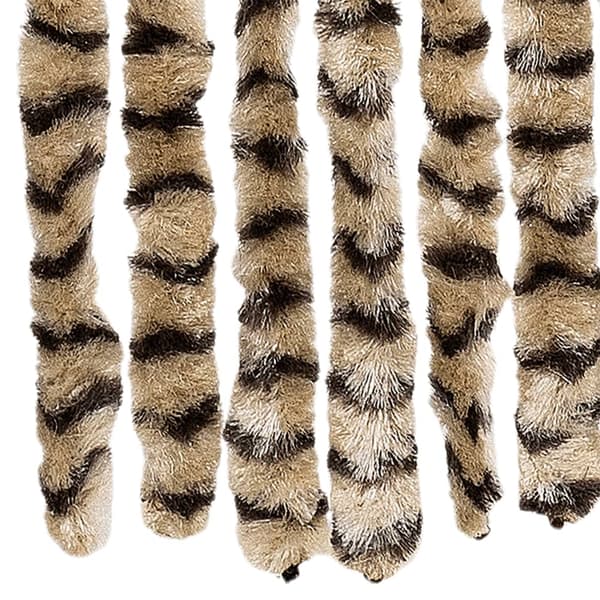 vidaXL Flugnät Beige Brun 118x220 cm Chenille