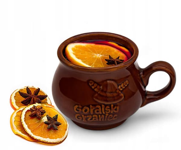 300 ml stengodsmugg för glögg HIGHLANDER GRZANIEC BRUN