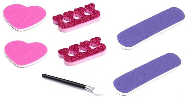 NAGELMÅLNINGSKIT FÖR BARN STYLING STICKERS TIPS GLITTER