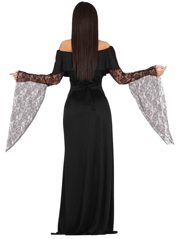 GOTISK Häxa Halloweenkostym XL