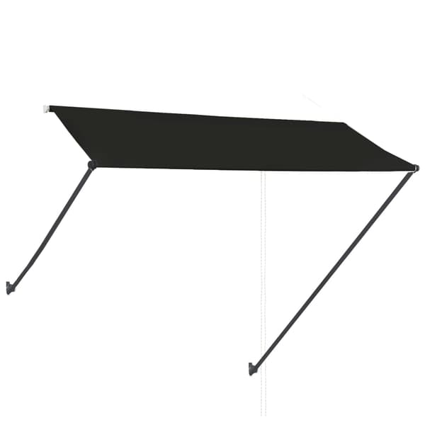vidaXL Rullmarkis med LED, 300 x 150 cm, Antracit