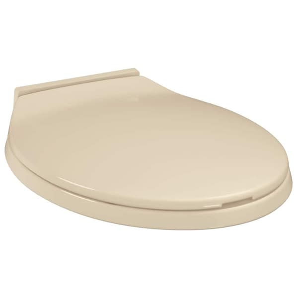 vidaXL Soft Close toiletsæde, beige, oval
