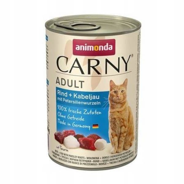 Animonda Carny våtfoder för vuxna katter, blandade smaker, 12x400g