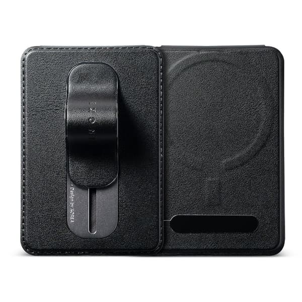 RINGKE PUNCH MED SKYDERGREB, MAGSAFE UNIVERSAL MAGNETISK KORTHOLDER, SORT