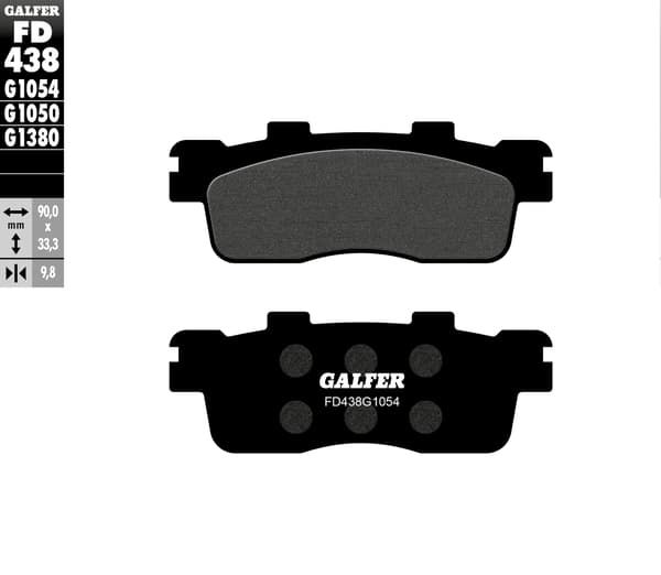Galfer KH498 puolimetalliset jarrupalat