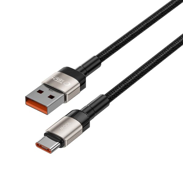 TECH-PROTECT ULTRABOOST EVO TYP-C-KABEL 100W/5A 100CM TITAN