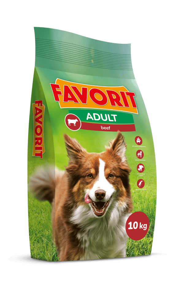 Favorit oksekød hund 10 kg