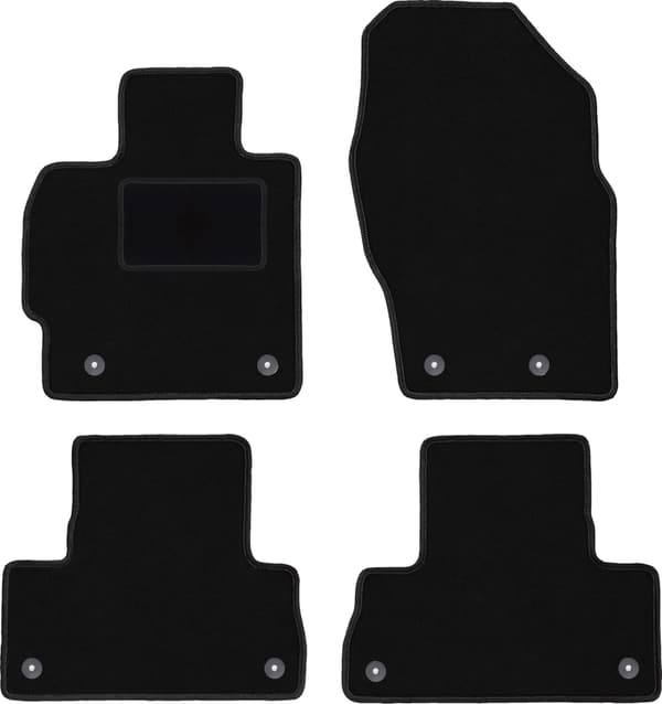 Velourmattor komplett set för Mazda CX-7 SUV (2009-2012)