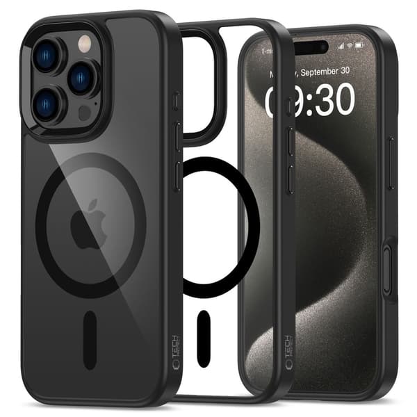 TECH-PRECT MAGMAT MAGSAFE IPHONE 16 PRO MUSTA/KIRKAS