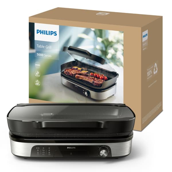 Philips HD6212/90 elektrisk grill, 2400 W