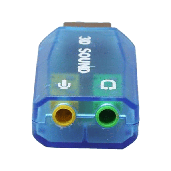 USB lydkort med 2 x 3,5 mm jack til hovedtelefoner