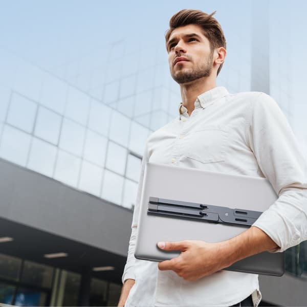 TECH-PROTECT ULS300 UNIVERSALT LAPTOPSTÅND GRÅTT
