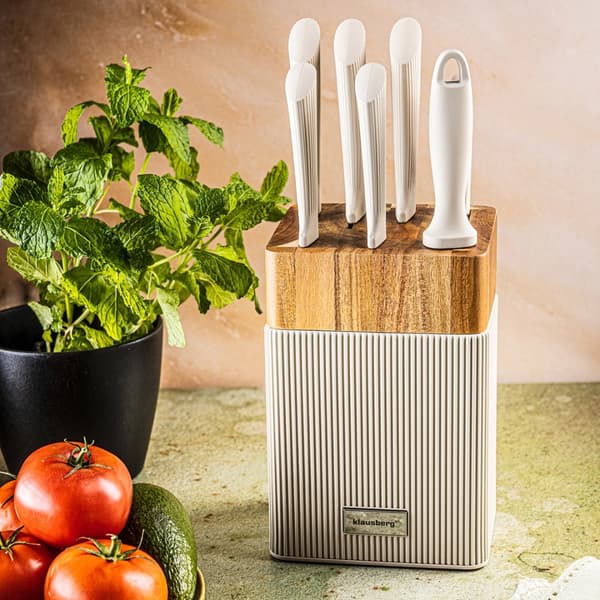 KLAUSBERG KB-7984 KNIVSET I AKACIABLOCKBLOCK