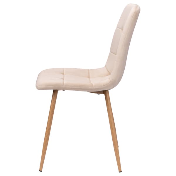 MONTANA VELVET beige fløjlsstol
