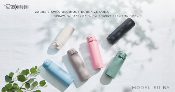 Zojirushi Liten termosmugg Diskmaskinssäker termos SU-BA36-WM 360 ml vit