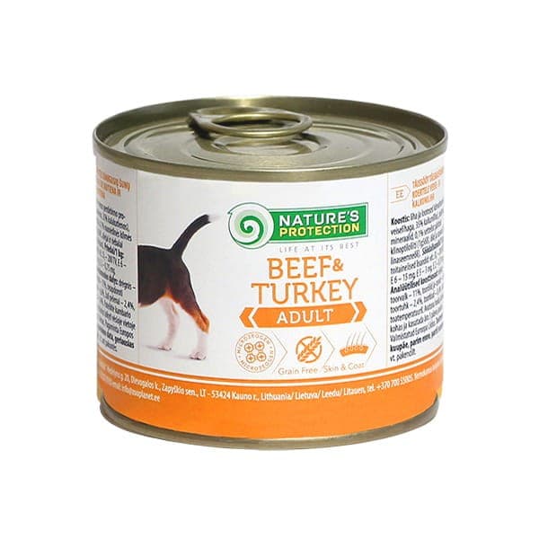 Nature's Protection vådfoder til hunde med blandede smagsvarianter 9x200g