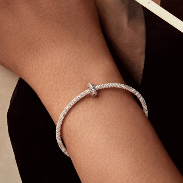 Silverproppberlock med katter, propp till armband, silver 925