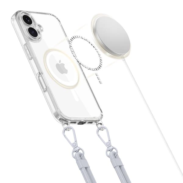 TECH-PROTECT FLEXAIR-KÆDE MAGSAFE IPHONE 16 GRÅ & PINK