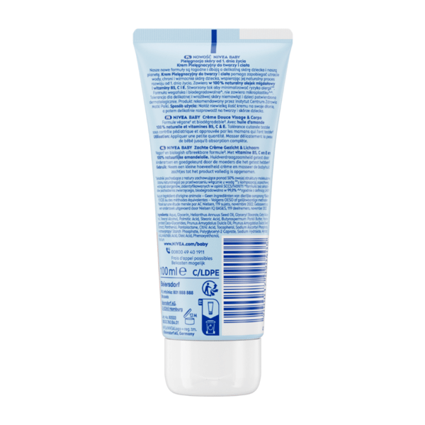 NIVEA BABY Ansikts- och kroppsvård kräm 100 ml