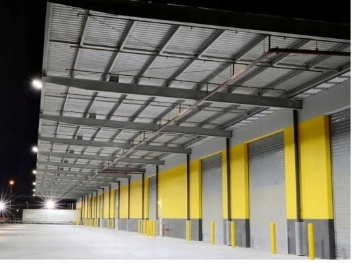 Gadelampe til mast, til facader, 2000W, kraftig lampe, projektør, halogen