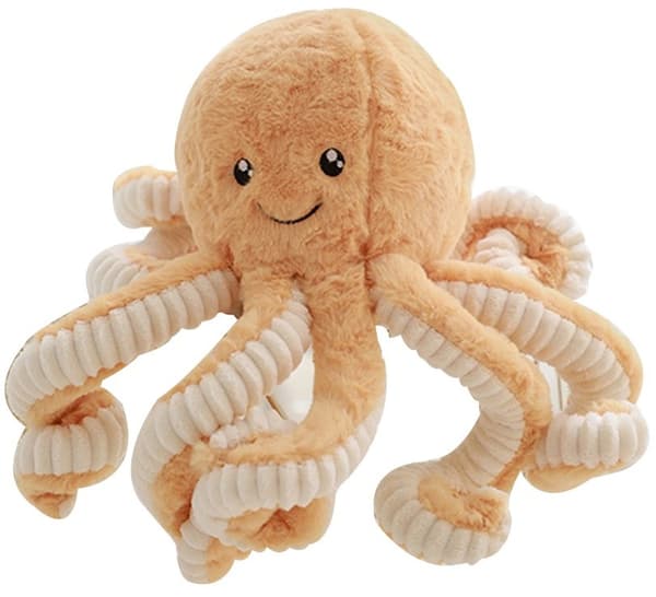 Blæksprutte 80 cm beige