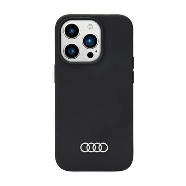 Audi Silikone Etui - iPhone 14 Pro Max Etui (Sort)