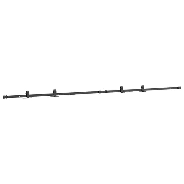 vidaXL skydedørssystem til møbler, 244 cm, kulstofstål