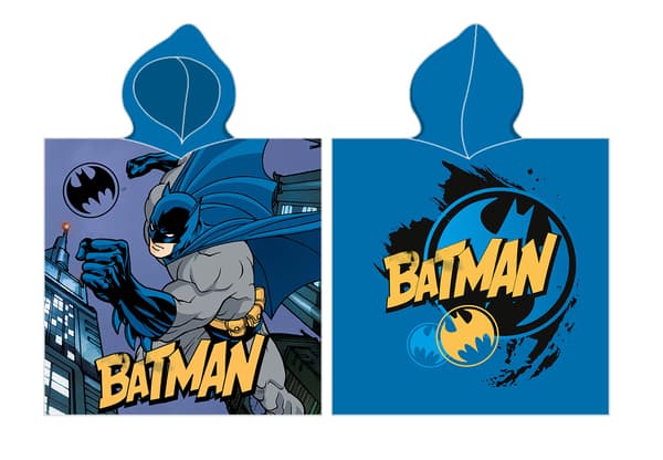BATMAN BØRNEBADETØRKLÆDE PONCHOBETRÆK
