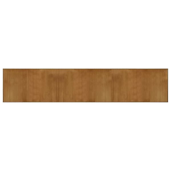 vidaXL Rektangulär matta, brun, 60x300 cm, bambu