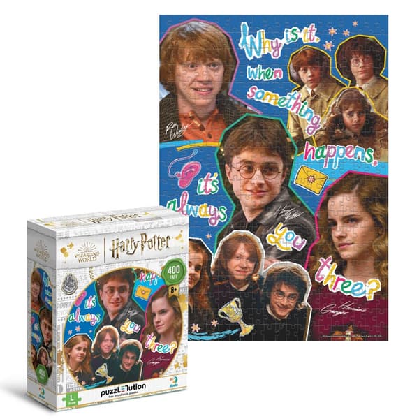 Harry Potter 400 Brikker Puslespil - Store Brikker