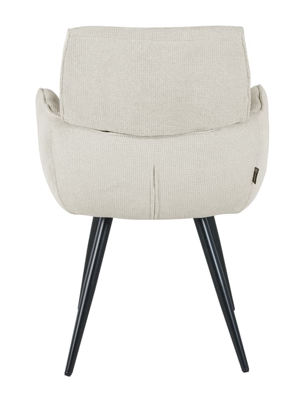 VERBA klädd fåtölj, beige tyg