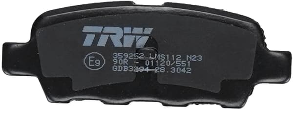 BAKRE BROMSBELÄGG GDB3294 TRW