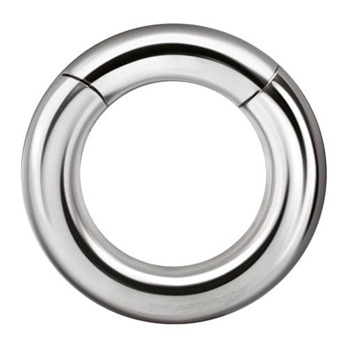 Clicker hoop ørering - sølv - K-041 2.5/12