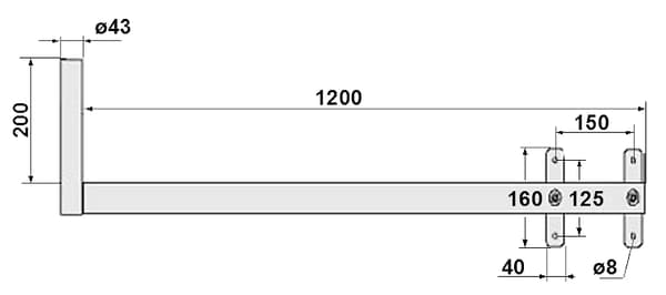SIVUSEINÄN KAHVAN UML-43H120
