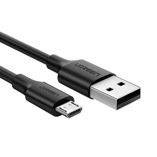 UGREEN US289 QC 3.0 2.4A Micro USB-kabel 1,5m (sort)