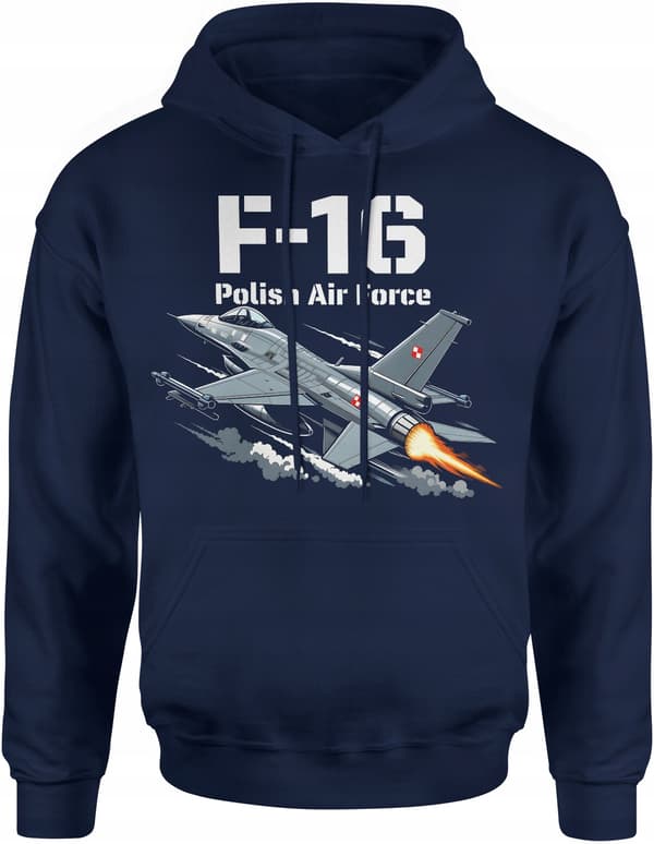 F16-tröja flyg militärflygplan herrtryck present patriotisk XXL
