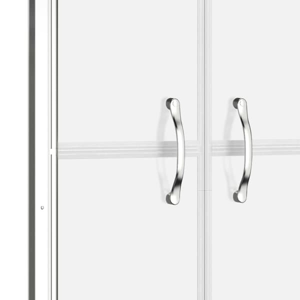 vidaXL Duschdörr, halvfrostat glas, ESG, 101x190 cm