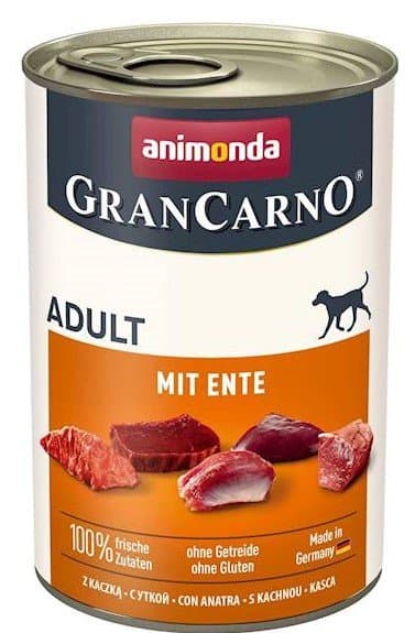 Animonda | Gran Carno | Hundfoder - 400g burk - Anka 400g