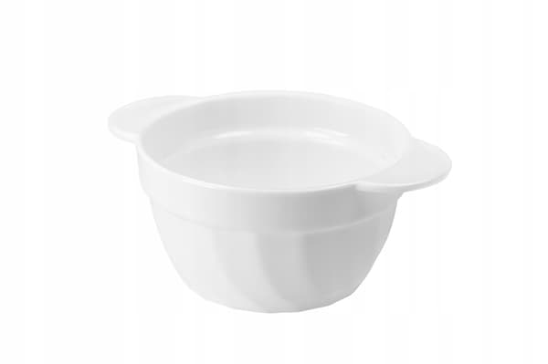 Vit 650 ml sopp- och salladsskål praktisk