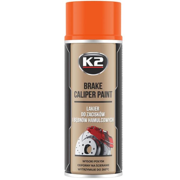 Lak til orange bremsekalibre