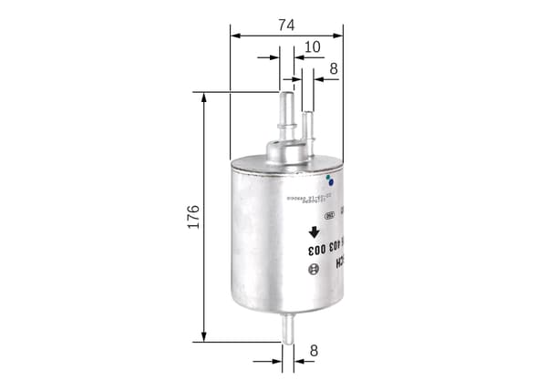 BRÆNDSTOFFILTER F026403003 BOSCH