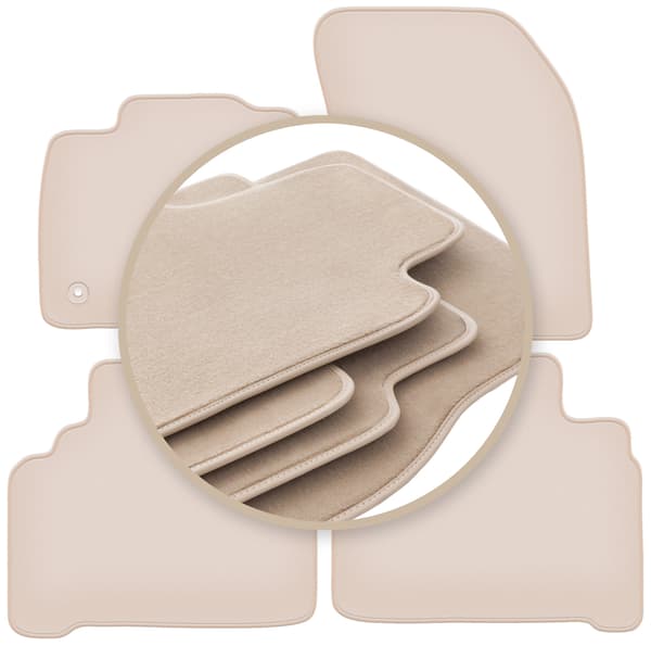 bilmåtter PREMIUM beige til: Ford Galaxy MK3 minivan 2015-