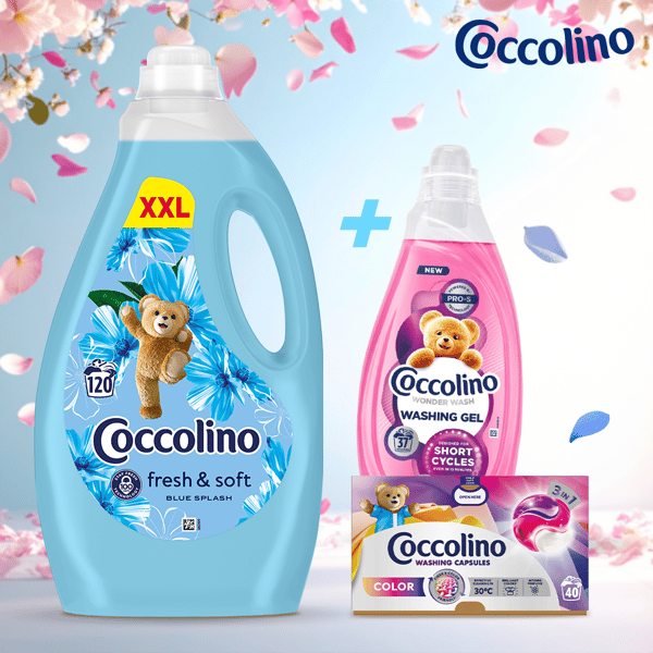 619892 Coccolino 3L Frisk&Blød Blå Splash