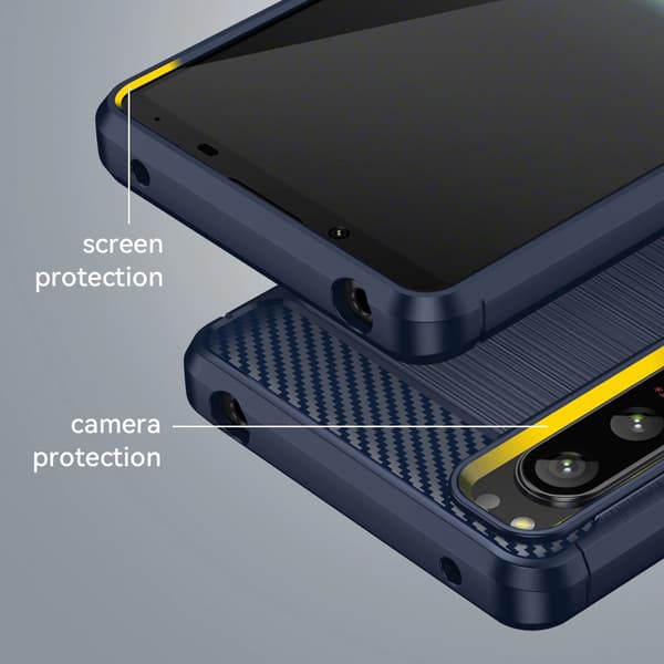 Thunder Case Xiaomi Poco F4 5G silikonskydd blå