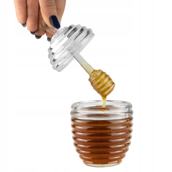 Honningkrukke 200 ml med ske og ske