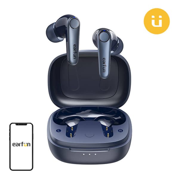 EarFun Air Pro 3 TWS Hovedtelefoner, ANC (Blå)